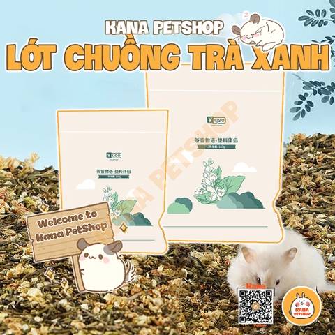 Lót Chuồng Hamster Trà Xanh 🐹FREESHIP🐹 Trà Xanh Lót Chuồng Khử Mùi Yee Cho Hamster, Bear, Robo, WinterWhite .....