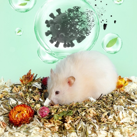 Lót Chuồng Hamster Trà Xanh 🐹FREESHIP🐹 Trà Xanh Lót Chuồng Khử Mùi Yee Cho Hamster, Bear, Robo, WinterWhite .....
