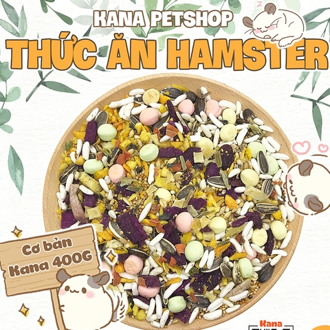 Thức Ăn Hamster Ngũ Cốc 🐹FREESHIP🐹 Đồ Ăn Hamster Cơ Bản - Thảo Mộc - Hải Sản Không Chất Bảo Quản