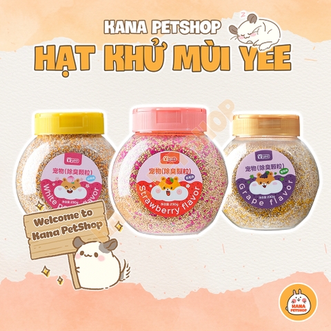 Hạt Khử Mùi Yee 🐹FREESHIP🐹 Hạt Khử 3 Mùi Thành Phần Tự Nhiên Giúp Khử Mùi Lồng Hamster,Sóc,Nhím,Thỏ