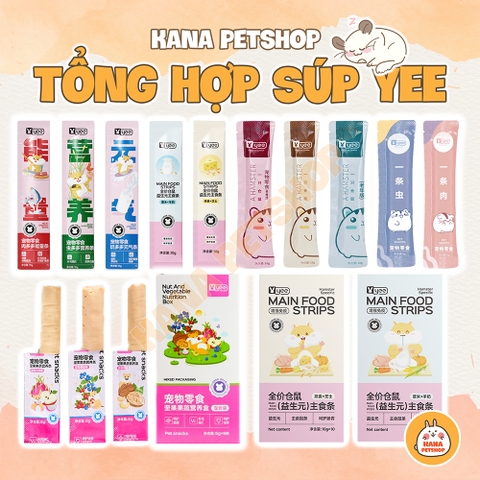 Súp Thưởng Yee Thức Ăn Hamster 🐹FREESHIP🐹 Đồ Ăn Dặm Dạng Gel Sốt Đồ Ăn Vặt Hiệu 𝐘𝐄𝐄 Cho Hamster ...