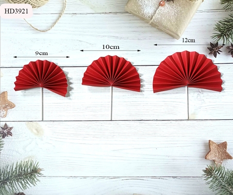 SCG-set 3 quạt Tròn ĐỎ HD (Gắn Sẵn)