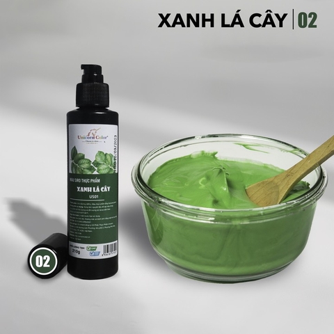 Màu siro thực phẩm Xanh lá cây (210g)