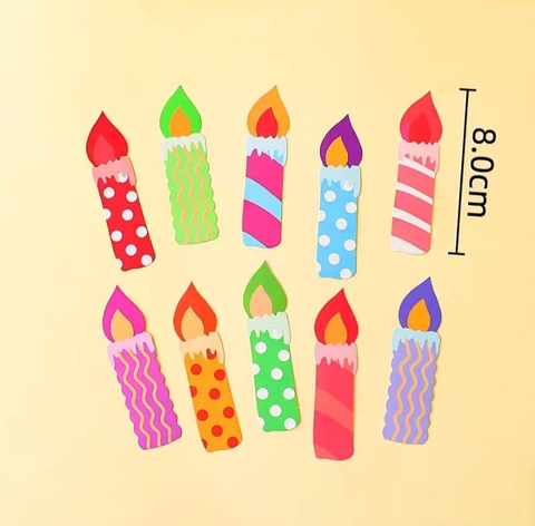 Cam - combo 10 set giấy nến sắc màu.