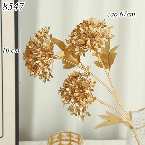 Cành tú cầu vàng đồng TQ