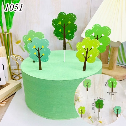 SCG-set 5 lá cây xanh nhiều tán HD