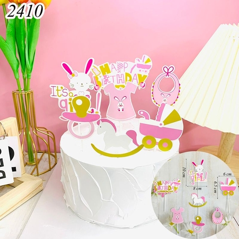SCG- set cắm it's girl thỏ hồng