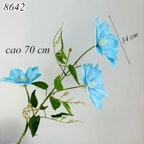 Cành hoa ông lão Xanh Dương Nhạt TQ