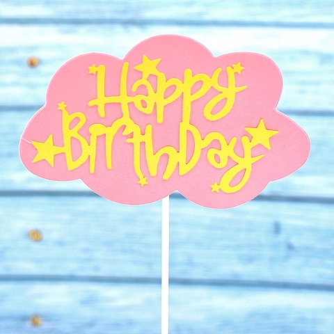 Cam - que happy birthday mây hồng