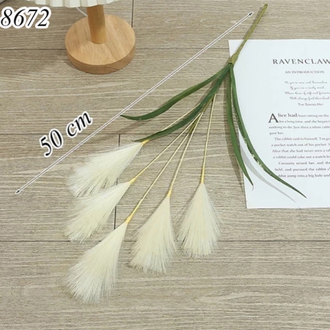 Cành cỏ lau Trắng Sữa TQ