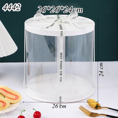 Hộp meka tròn có nắp (26*26*24cm)