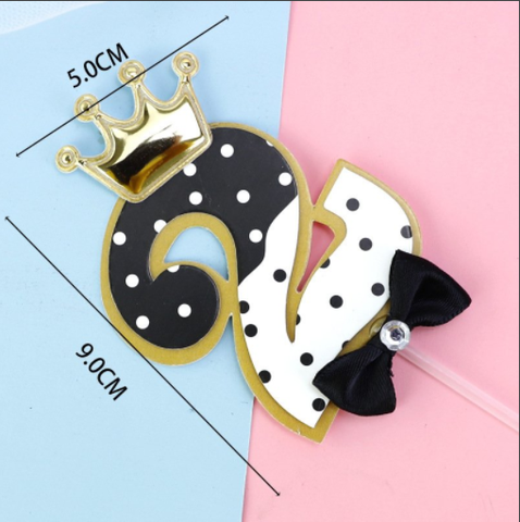 SCG - 1 que cắm số 2 vương miện đen nhỏ TQ