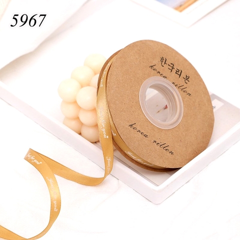 Cuộn 50m Ruybang Just For You Vàng Đất 1cm
