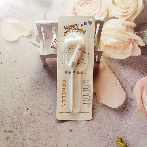 Nến số 7 trắng sữa hàn quốc