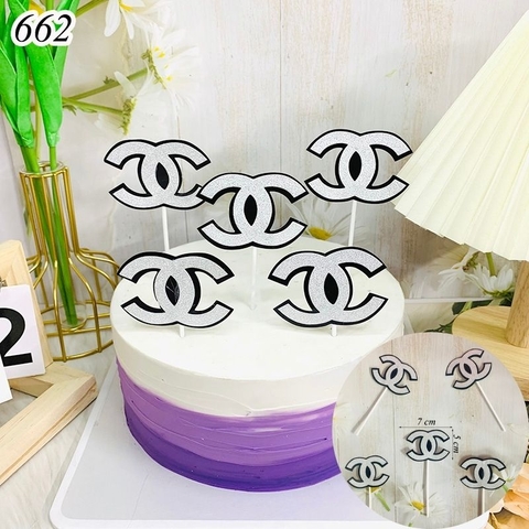 SCG - Set cắm túi xách chanel bạc