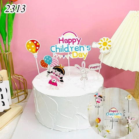 SCG - set cắm Bé Gái Happy TP