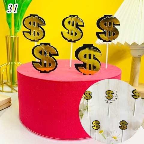 SCG-set cắm tiền $ vàng đen HD