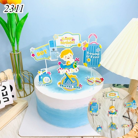 SCG - set cắm bé trai du lịch TP