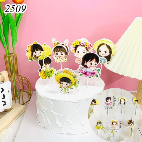 SCG-set 7 bé gái thiếu nhi ôm hoa
