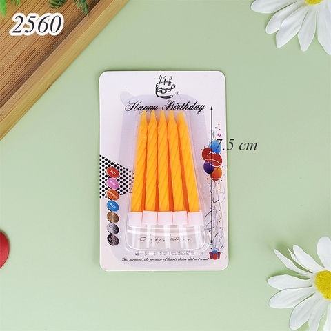 Nến xoắn sáp cam