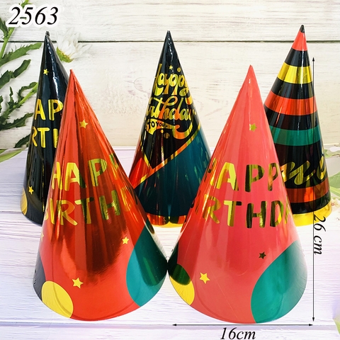 Mũ hàn mix màu cao 26cm đường kính 16cm