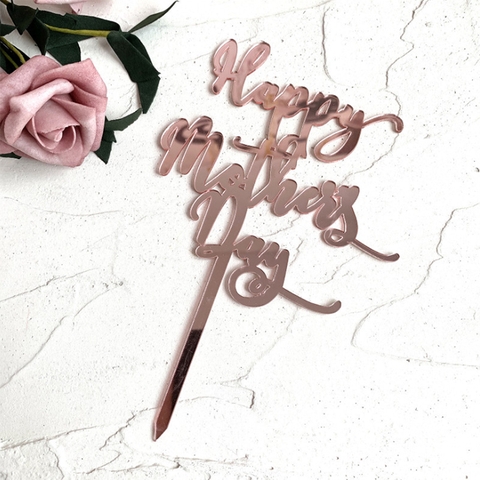 Mica mother day vàng((1 chiếc/túi))