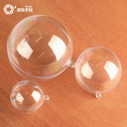 Bộ 3 bi nhựa trắng trong.