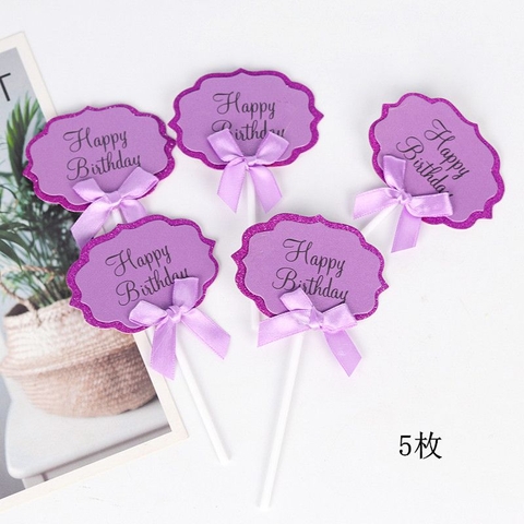 Cam - Set cắm thiệp hpbd Tím