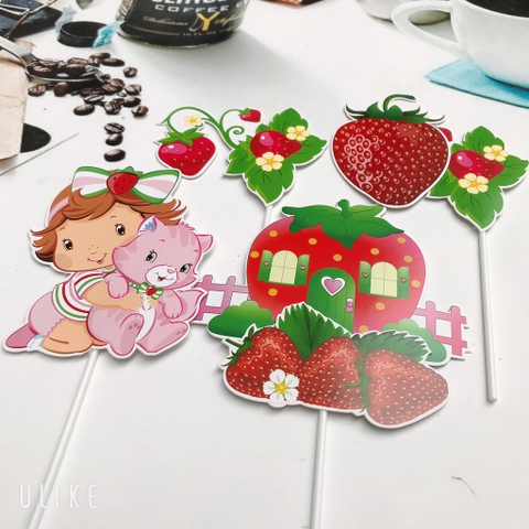Set cắm em bé dâu tây