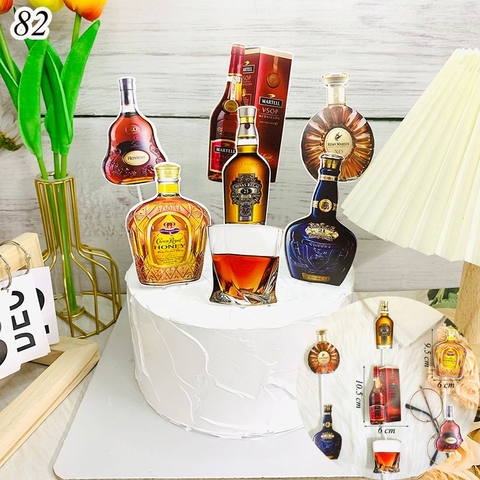 SCG-Set cắm bình rượu trang trí. TP