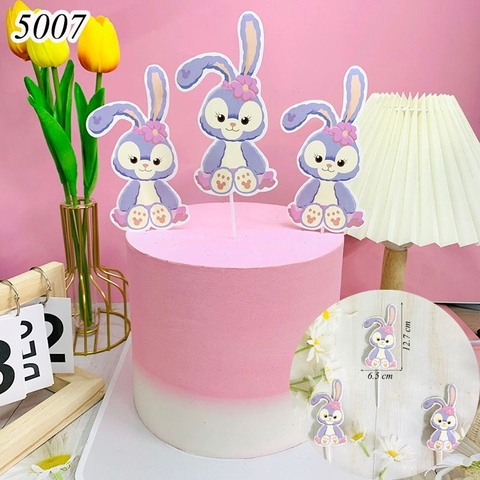 SCG-set cắm 3 thỏ tím TQ