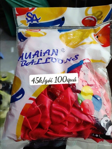 Gói 100 bóng bay ĐỎ