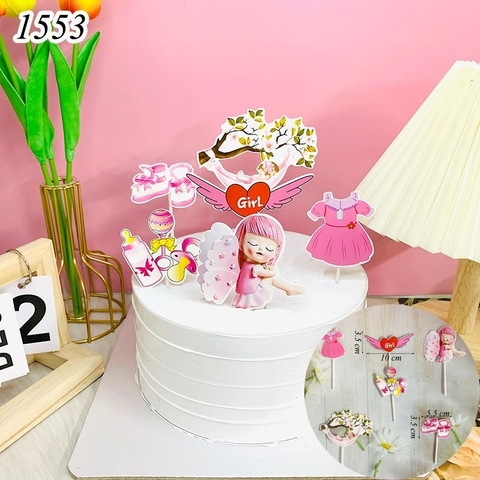 SCG - set cắm thiên thần girl hồng