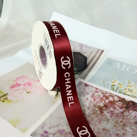 Ruybang chanel đỏ đô khổ 2.5cm dài 50m