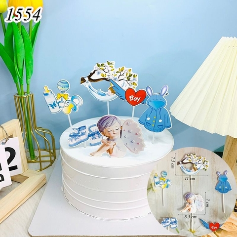 SCG - set cắm thiên thần boy xanh