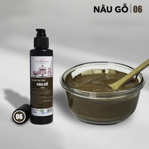 Màu siro thực phẩm nâu gỗ ( 210g )