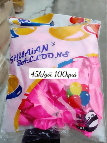 Gói 100 bóng bay HỒNG