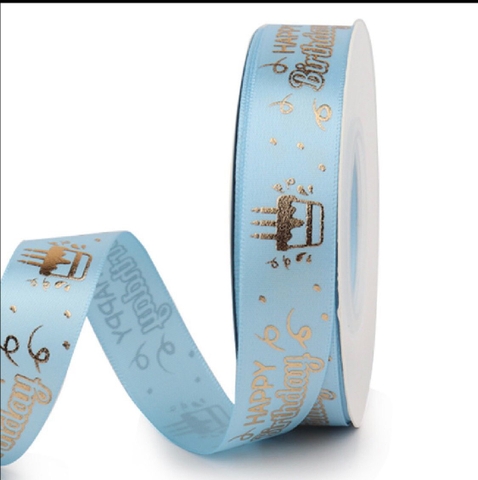 RB-Ruybang Happy birthday nến xanh 2.5cm 50m