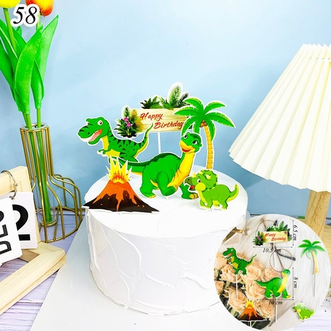 SCG-set cắm khủng long xanh lá