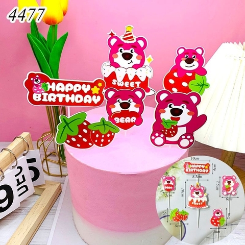 SCG-set cắm giấy gấu dâu tây TP.