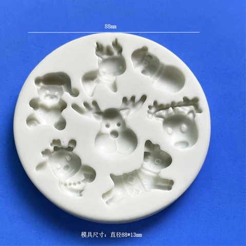 Khuôn Silicone Chủ Đề Noel M6
