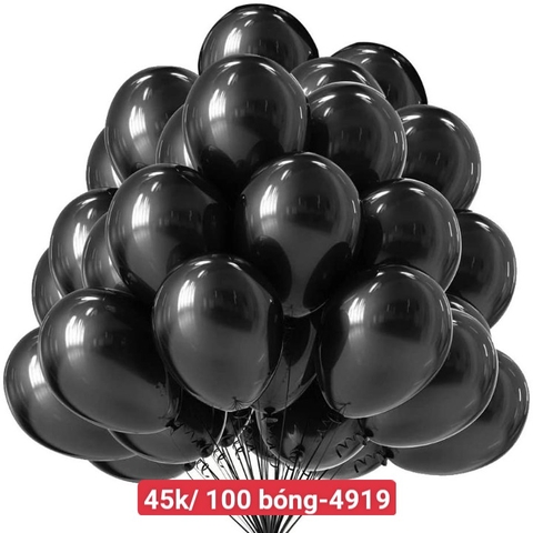bóng bay 100 quả đen