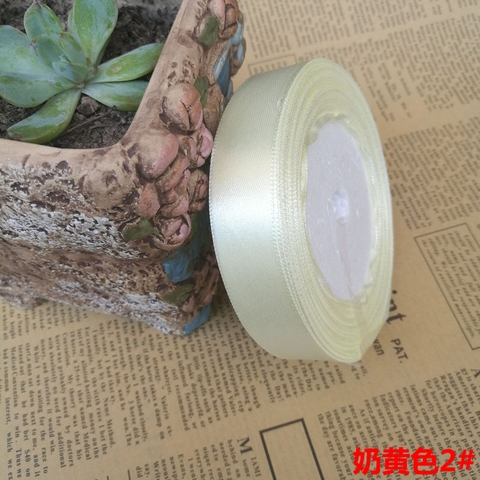 Ruybang trơn 2cm - Trắng sữa