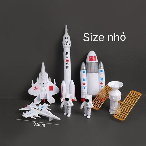 Bộ vũ trụ phi hành gia size nhỏ cao 17cm