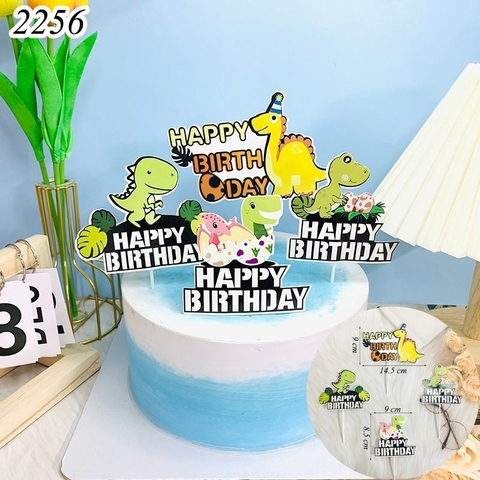 SCG - set cắm 4 thẻ khủng long happy