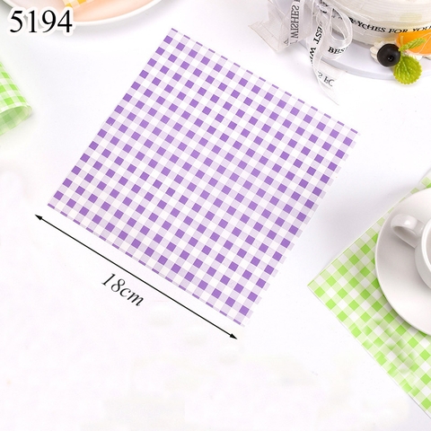 100 Giấy lót bánh màu tím