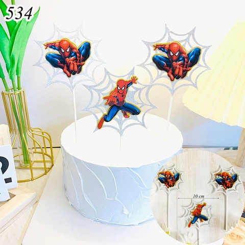 SCG - Set cắm siêu nhân nhện 3 thẻ người mạng nhện bạc.