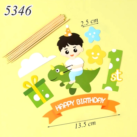 SCG-Set cắm bé trai khủng long hộp quà