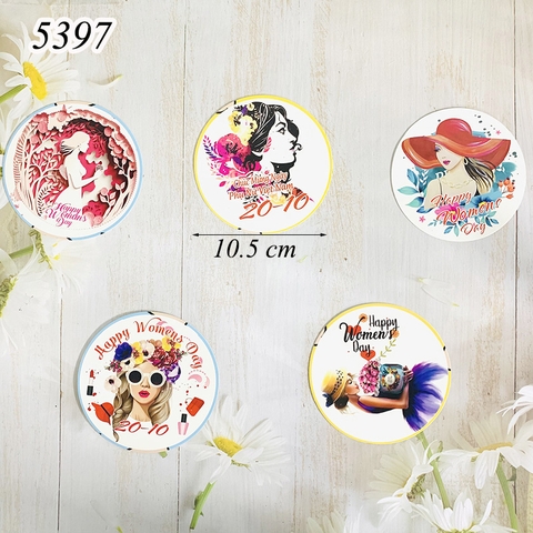 SCG-Cô Gái women's day 5 thẻ tròn M5 HD.