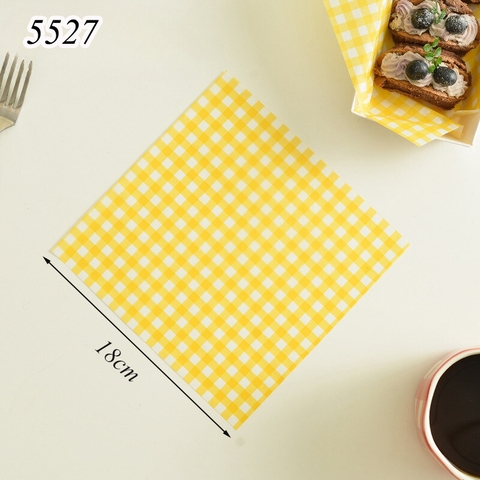 100 Giấy lót bánh màu cam